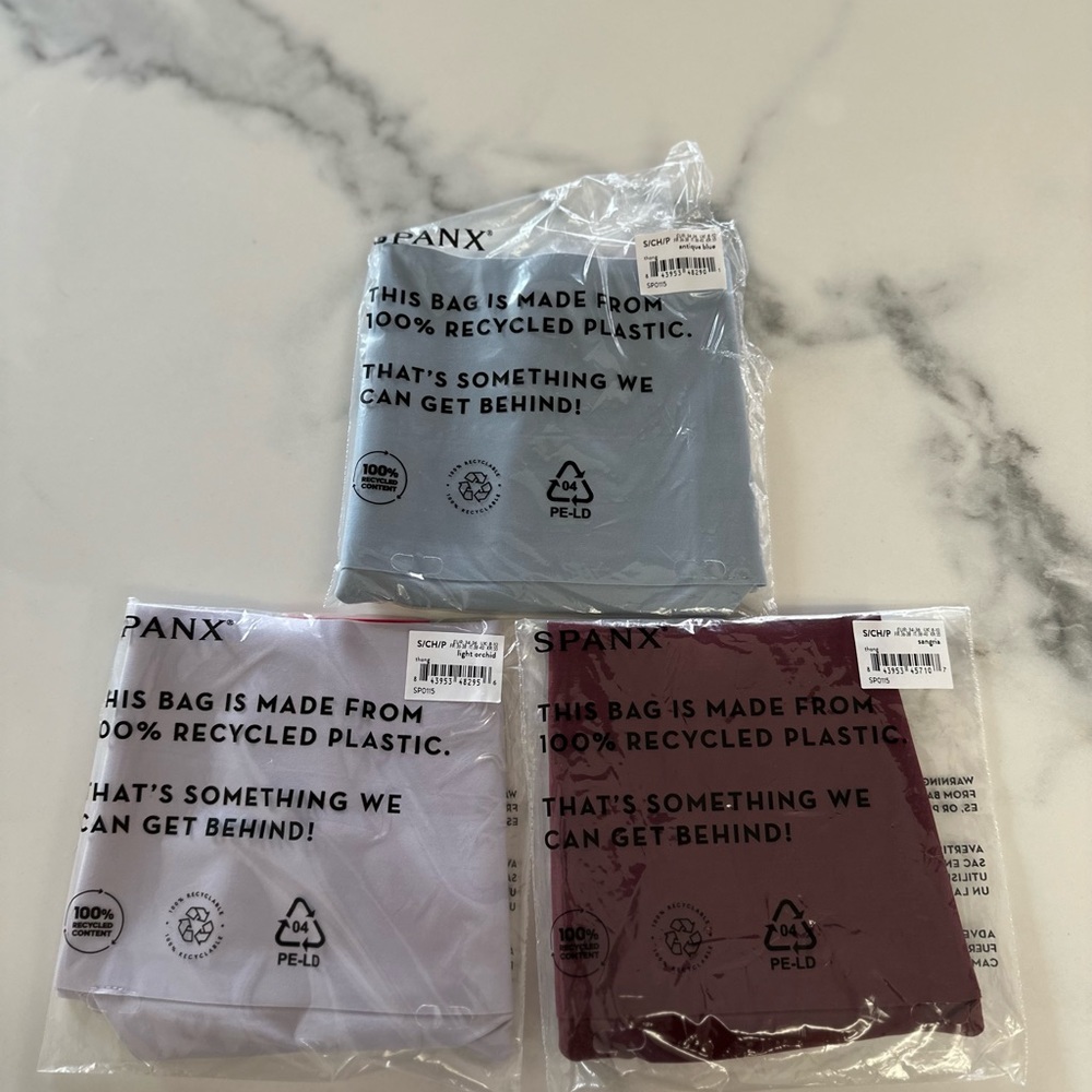 New Spanx Thong Panties size small